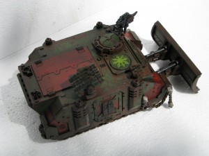 Nurgle Rhino top right